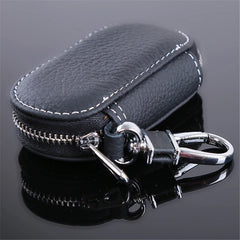 Leather Car Key Wallets Holder Housekeeper