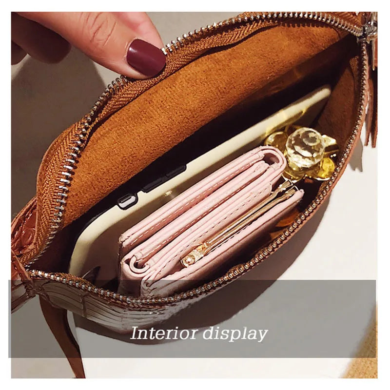 Leather Chest bag Fanny Pack Women Waist Bag Small Bum Waist Belt Bags