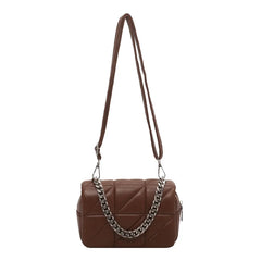 Pink Chain Shoulder Bag Mini Crossbody Purse for Women