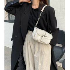 Leather Female Bag Underarm Bag Shoulder Crossbody Bags For Women