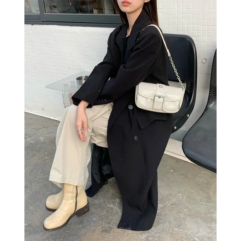 Leather Female Bag Underarm Bag Shoulder Crossbody Bags For Women