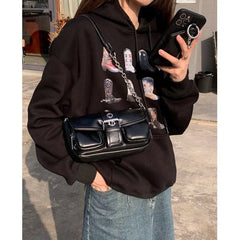Leather Female Bag Underarm Bag Shoulder Crossbody Bags For Women