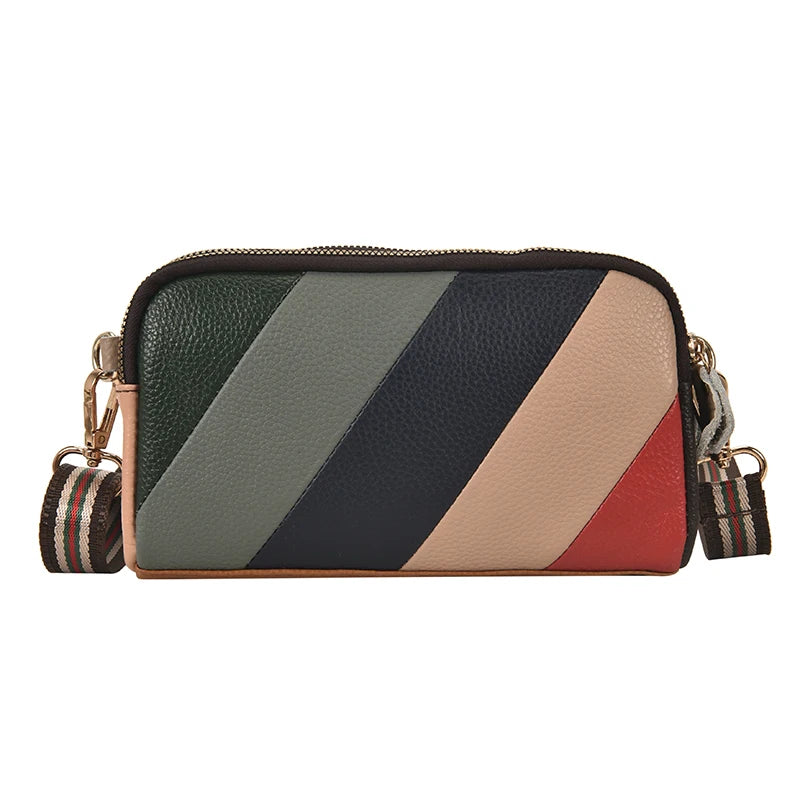 Leather First Layer Cowhide Hot Mini Small Lady Purse Women Bag Random