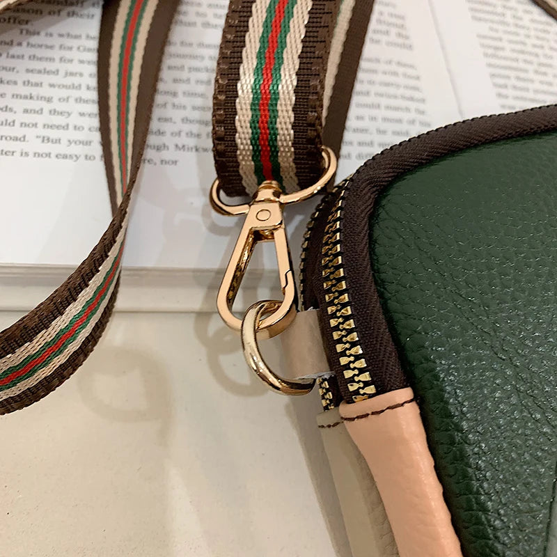 Leather First Layer Cowhide Hot Mini Small Lady Purse Women Bag Random