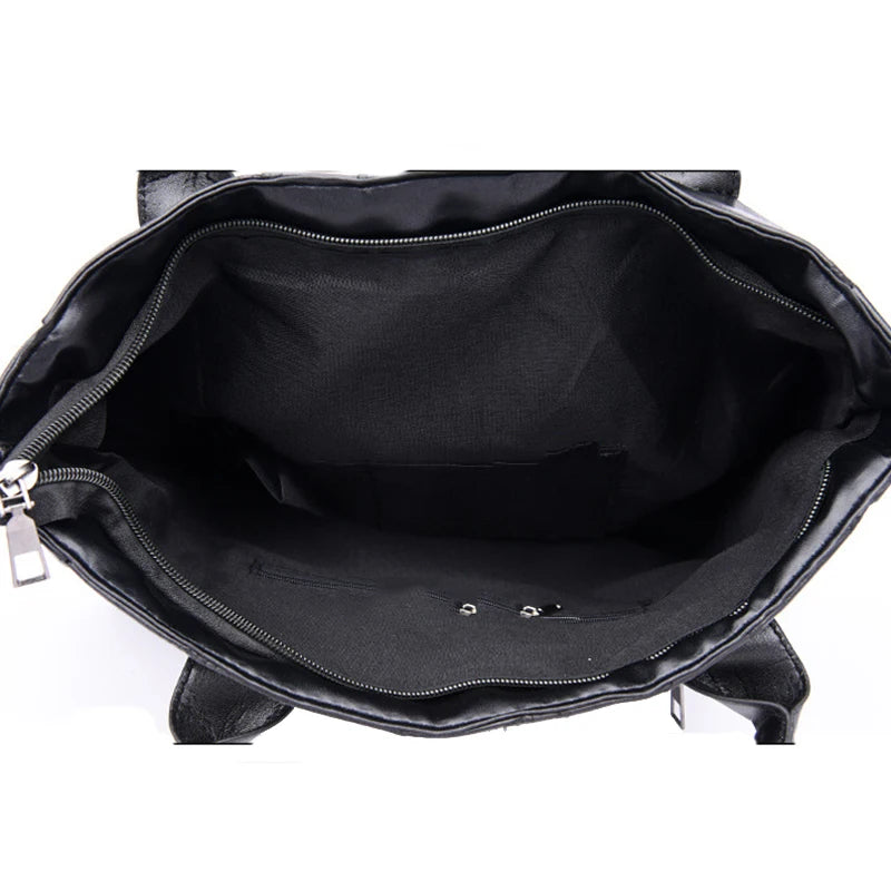 Women's Pu Soft Leather Handbag Tote Bag Shoulder Bags Big Women's Handbags