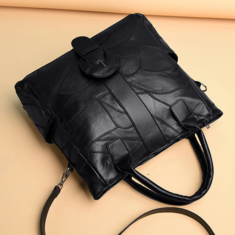 Women's Pu Soft Leather Handbag Tote Bag Shoulder Bags Big Women's Handbags