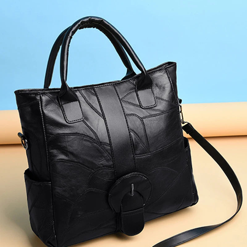 Women's Pu Soft Leather Handbag Tote Bag Shoulder Bags Big Women's Handbags