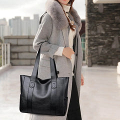 Leather Handbags Big Women Bag High Casual Female Bags Ladies Large Capacity