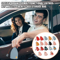 Leather Key Bag Key Protector Car Key Holder Household Lock Universal Bag