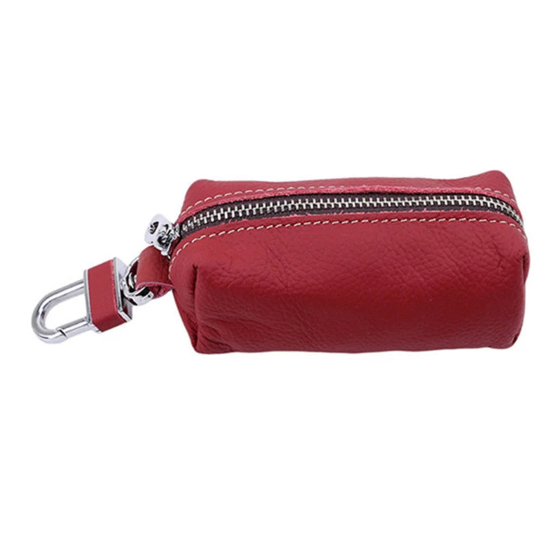 Leather Key Holder Organizer Housekeeper Keys Case Pouch Car Keys Wallets