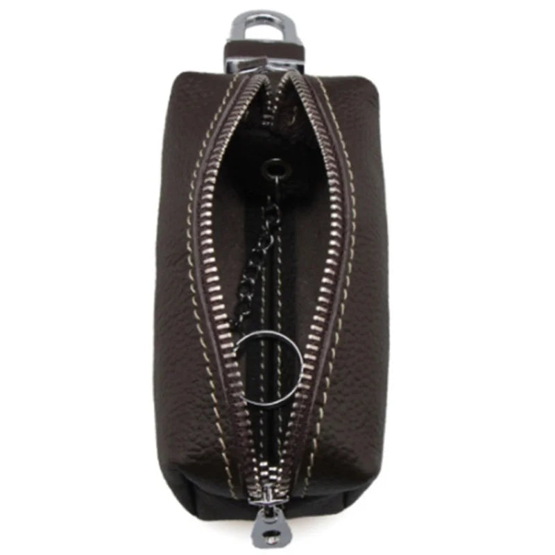 Leather Key Holder Organizer Housekeeper Keys Case Pouch Car Keys Wallets