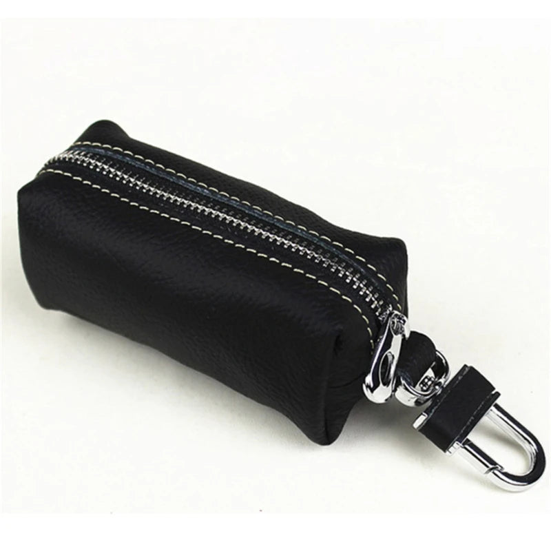 Leather Key Holder Organizer Housekeeper Keys Case Pouch Car Keys Wallets