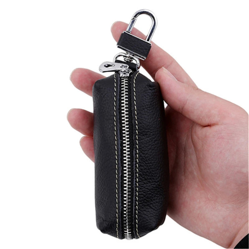 Leather Key Holder Organizer Housekeeper Keys Case Pouch Car Keys Wallets
