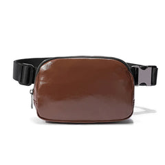 Leather Unisex Waist Bag Cross Body Chest Bag