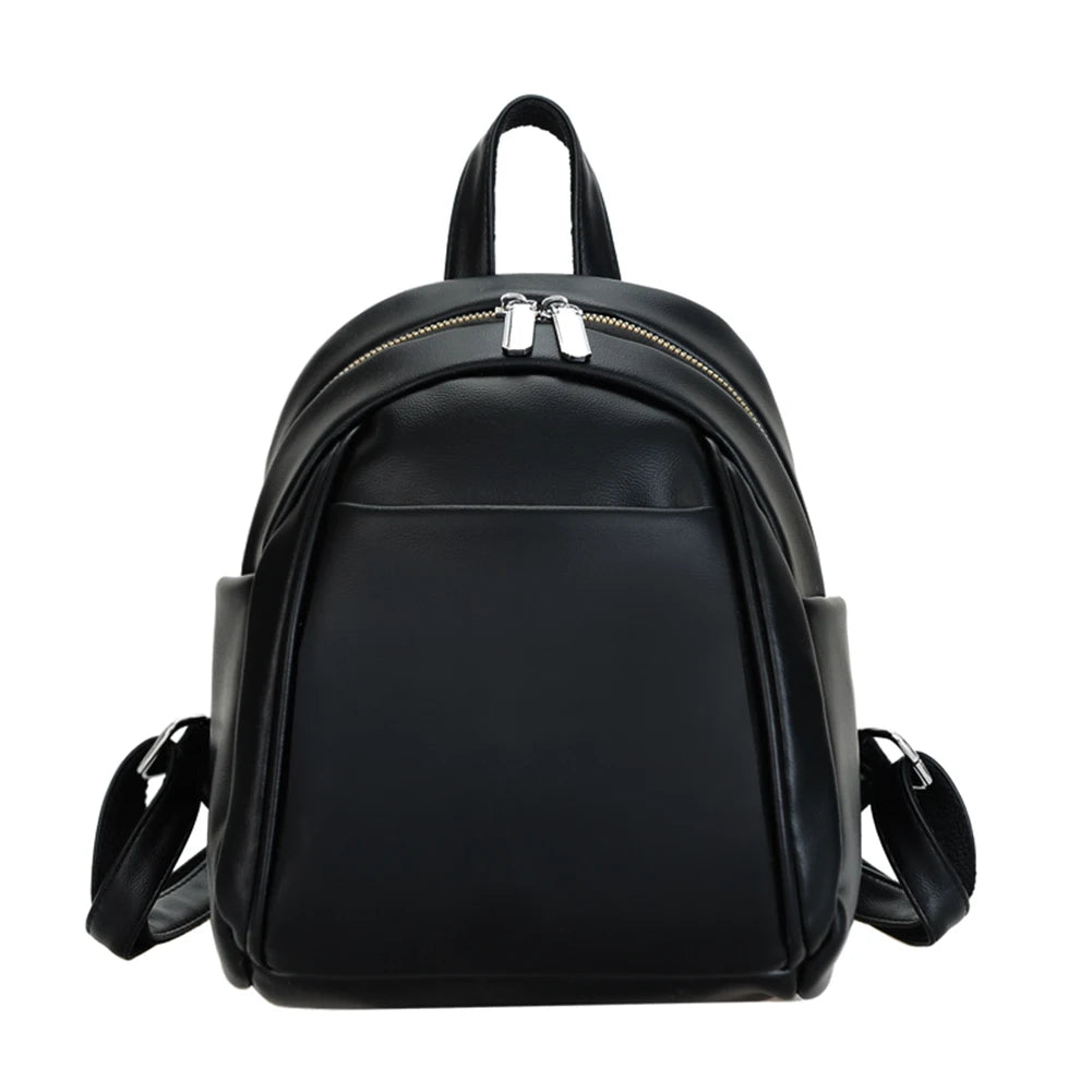 Small Leather Mini Backpack Women Bags Purse Girl Mochila