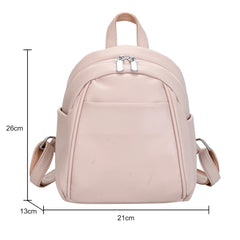 Small Leather Mini Backpack Women Bags Purse Girl Mochila
