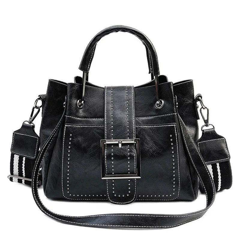 Korea Ladies PU Shoulder Bag Tote Female Crossbody Messenger