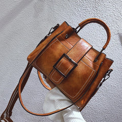 Korea Ladies PU Shoulder Bag Tote Female Crossbody Messenger