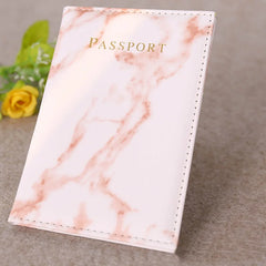 Leather Passport Cover for Travel Wallet Document Holder