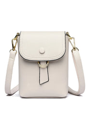 Leather Phone Bag Ladies Crossbody Purse Anti-theft Money Pocket
