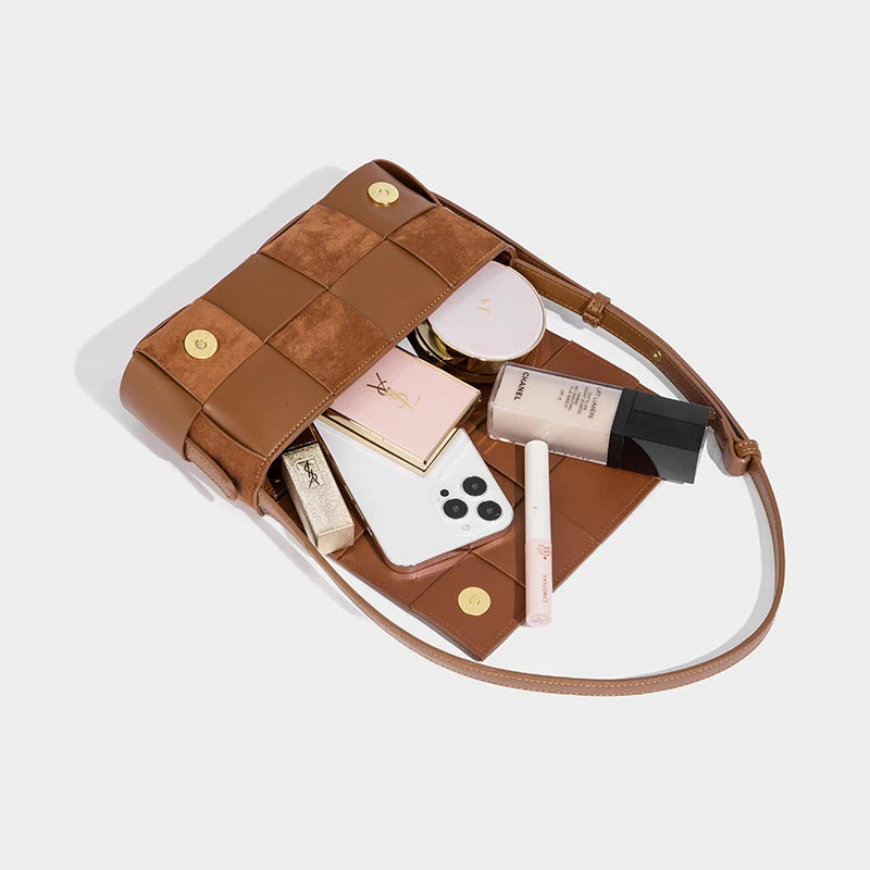 Leather Waist Bag for Women, Shoulder Bag Handbag Messenger Female