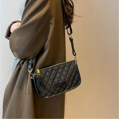 Thick Chain Shoulder Bags Women Crossbody Vintage Ladies Messenger Bag
