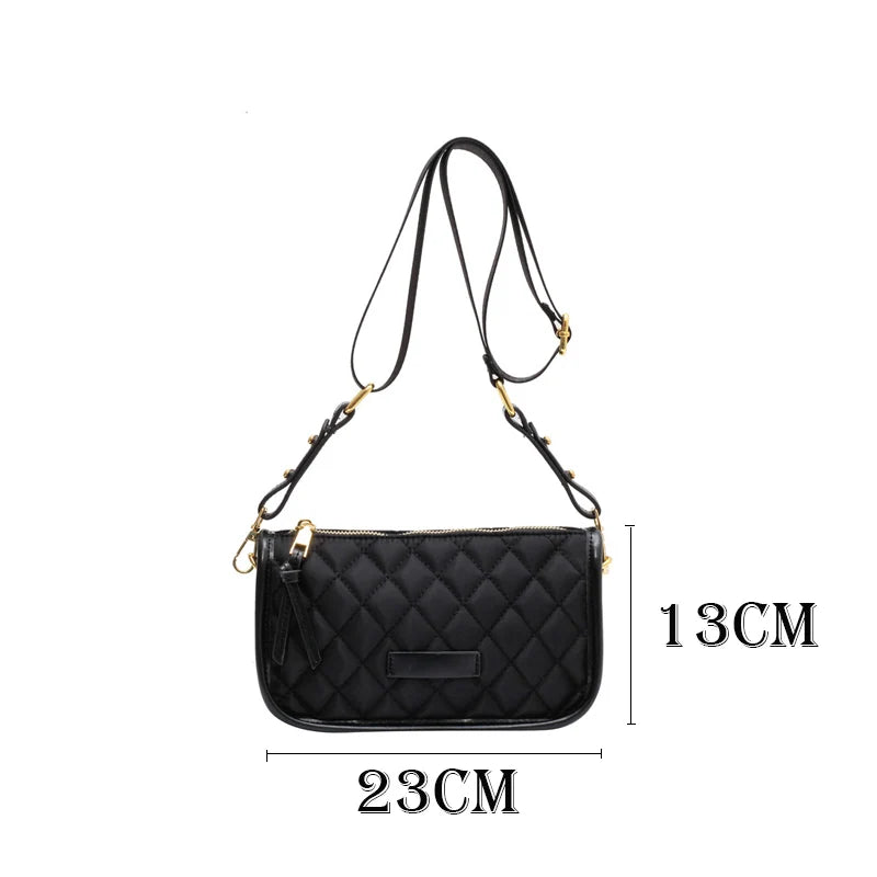 Thick Chain Shoulder Bags Women Crossbody Vintage Ladies Messenger Bag