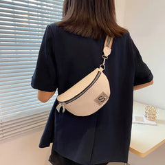 Leather Waist Bag Chain Women's Fanny Packs Famous Shoulder Crossbody
