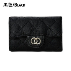 Real Cowhide Leather Wallet Key Holder for Women