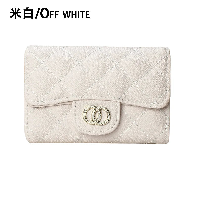 Real Cowhide Leather Wallet Key Holder for Women