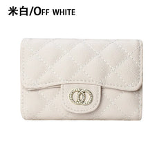 Real Cowhide Leather Wallet Key Holder for Women