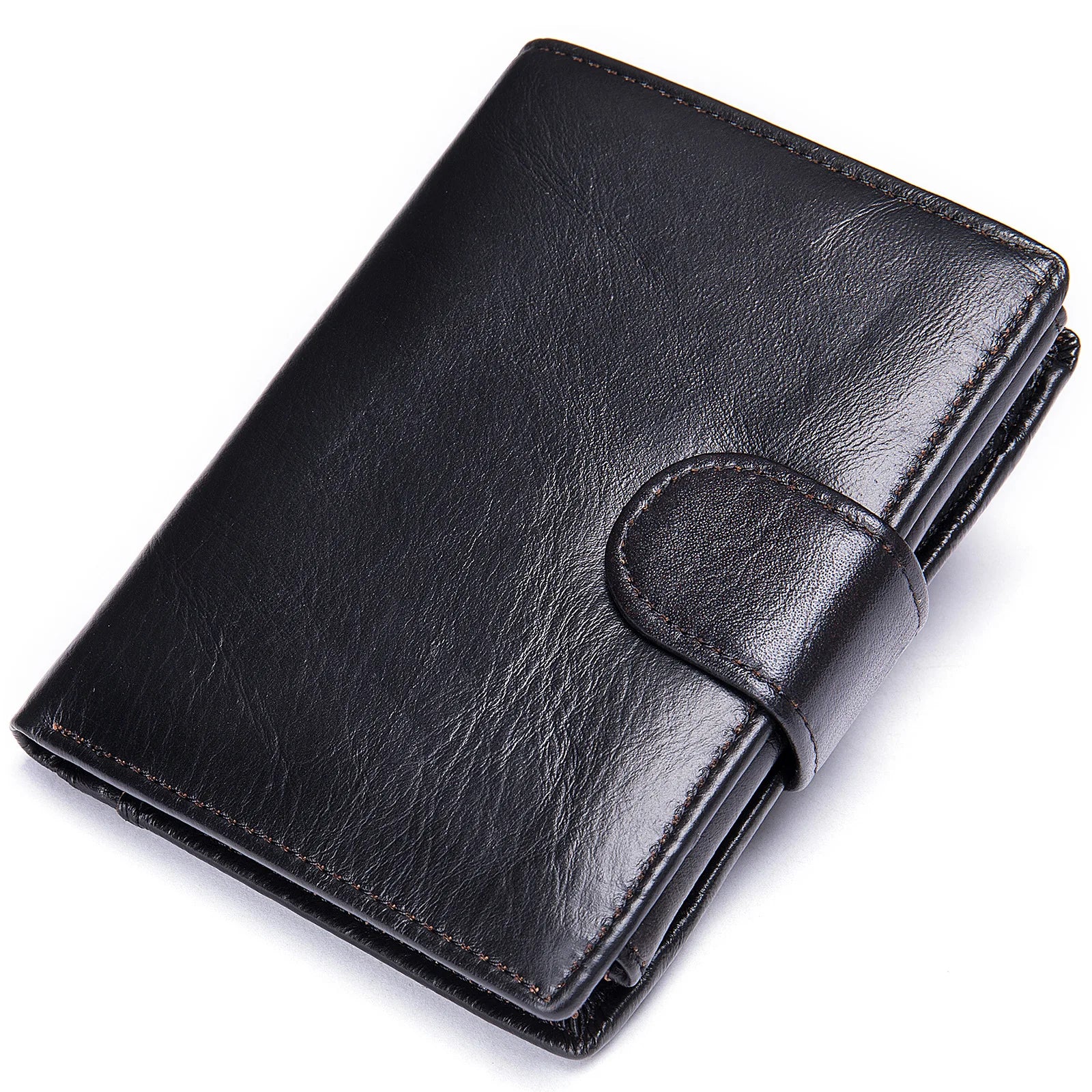 RFID Leather Wallet for Men Short Purse Man Wallet
