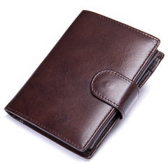 RFID Leather Wallet for Men Short Purse Man Wallet