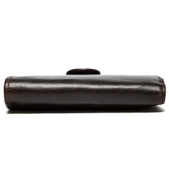 Short Style Men's Cowhide Wallet Retro Leisure