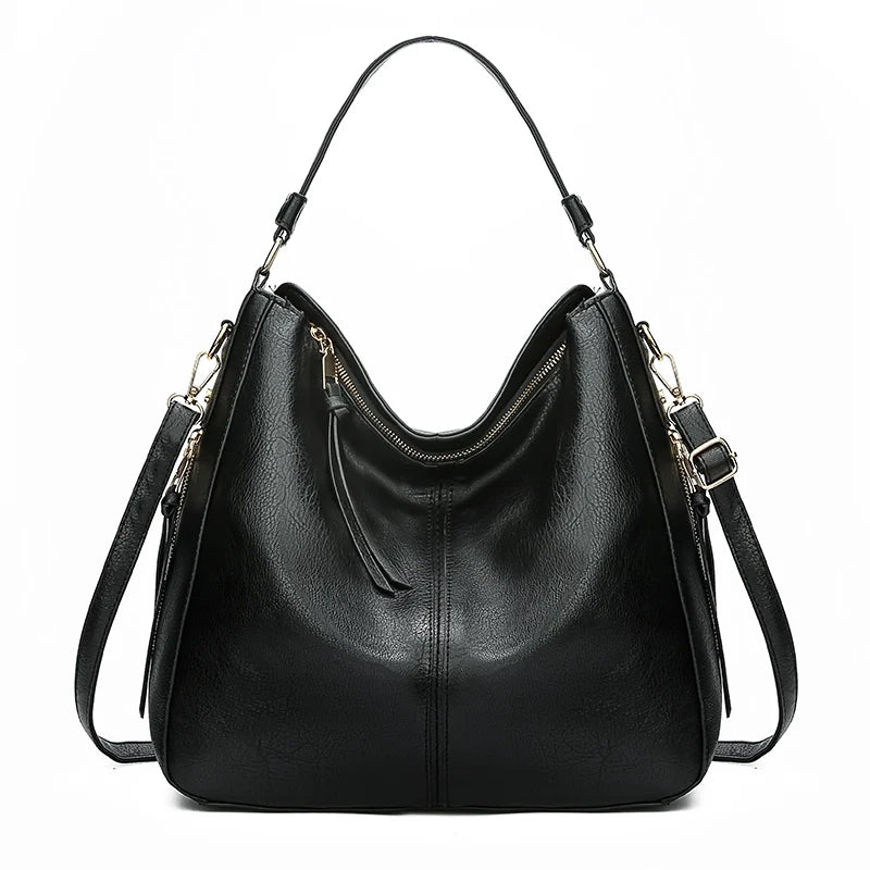 Leather Women Handbags Female Shoulder Bags Purses Large Capacity Tote Bag
