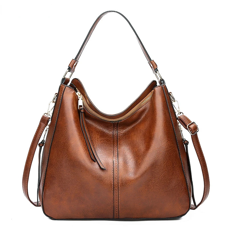 Leather Women Handbags Female Shoulder Bags Purses Large Capacity Tote Bag