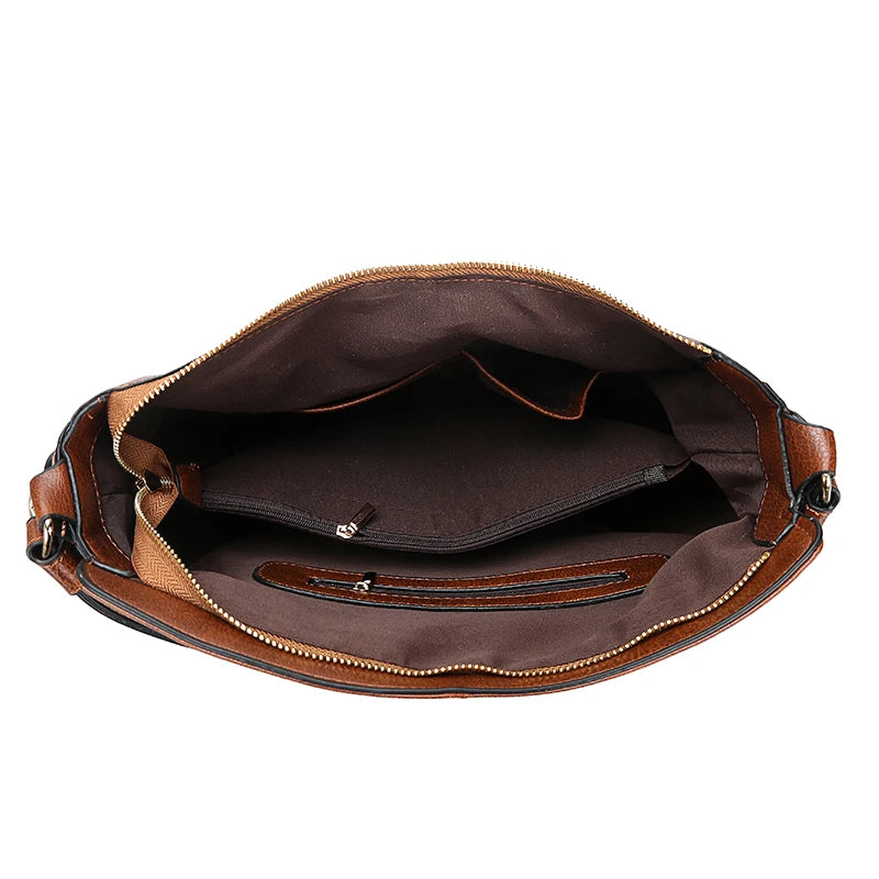 Leather Women Handbags Female Shoulder Bags Purses Large Capacity Tote Bag