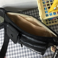 Leather Waist Pack Crossbody Bag Waterproof Travel Pouch Belt Bags