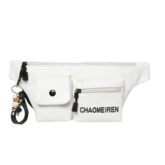 Leather Waist Pack Crossbody Bag Waterproof Travel Pouch Belt Bags