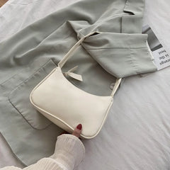 Leather Women's Bag Underarm Bag High Shoulder Bag All-match Handbags