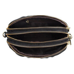 Women's Leather Messenger Bag Large Capacity Soft Shoulder Bag