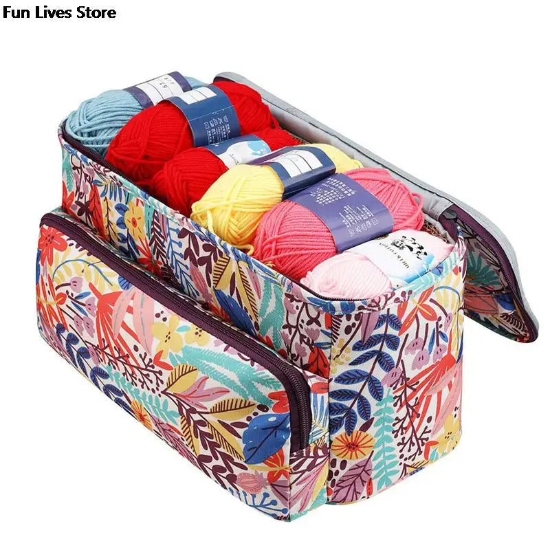 Leaves Printing Storage Bags Large Capacity Cosmetic Bag Women Organizer