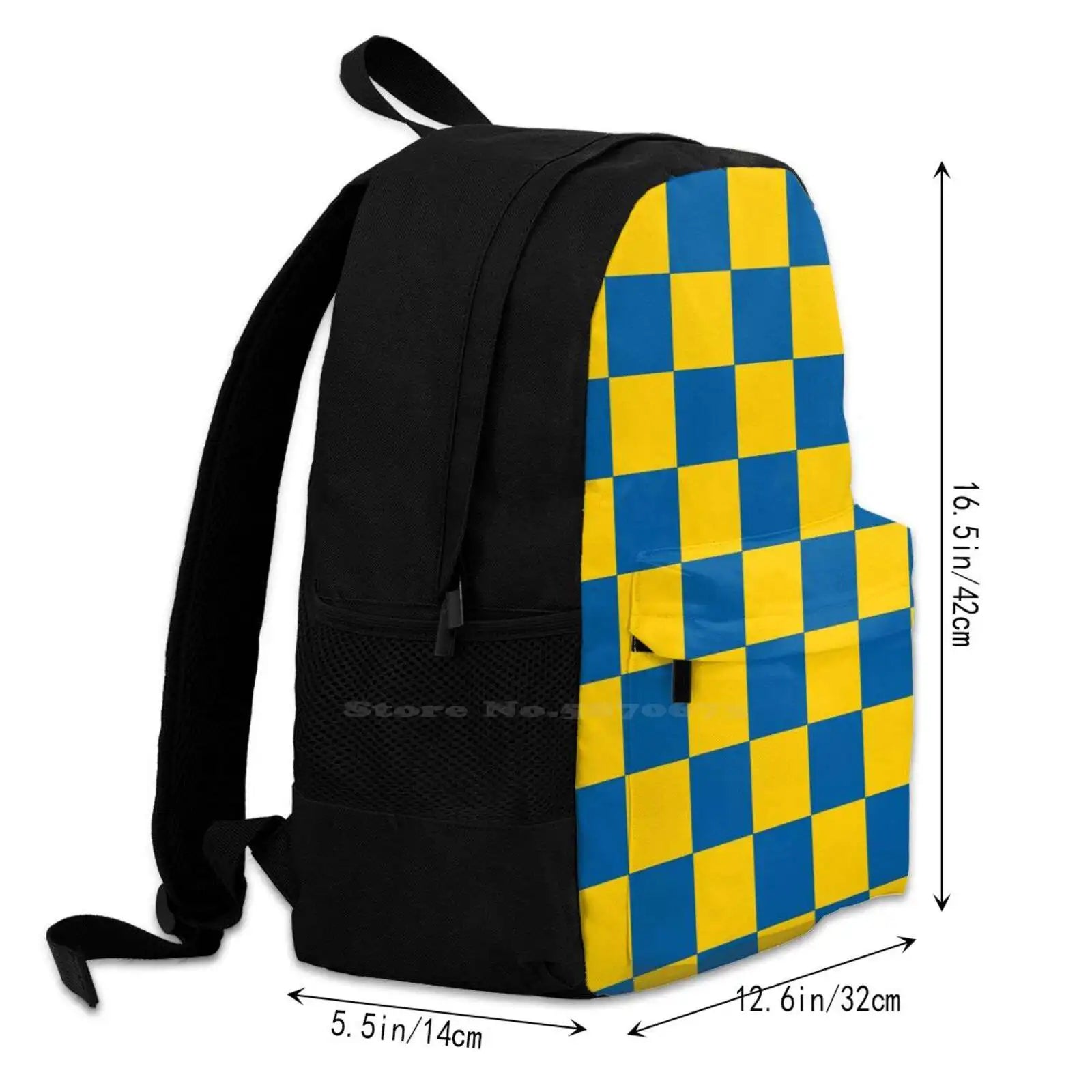 Leeds Checks Travel Laptop Bagpack Bags Leeds L Football Club Soccer York...