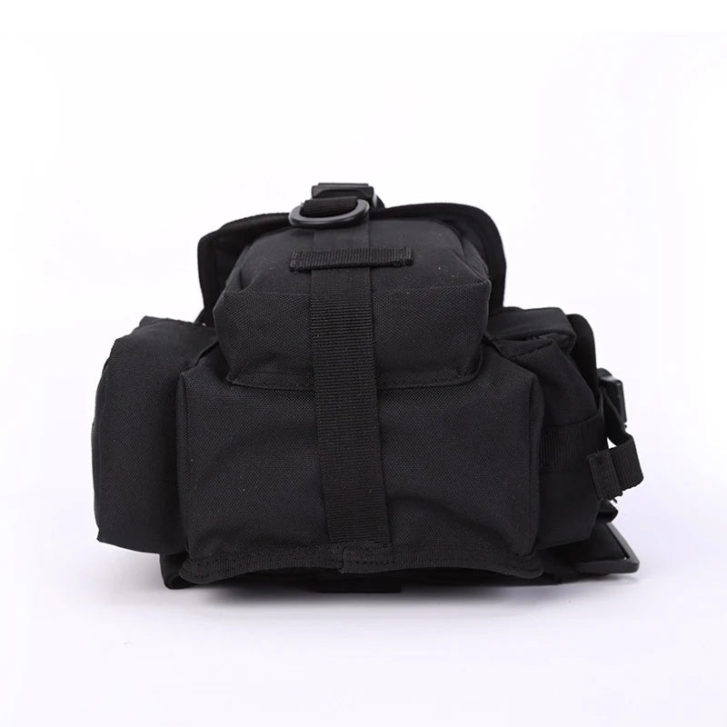 SteamPunk Nylon Waist Bag Retro Crossbody Bag Rock Men Womens Gothic Fan