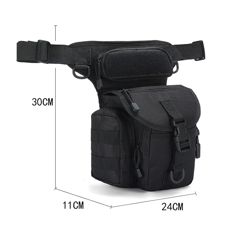 SteamPunk Nylon Waist Bag Retro Crossbody Bag Rock Men Womens Gothic Fan