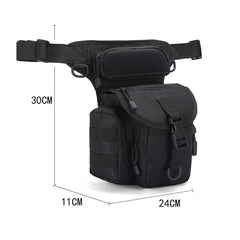 SteamPunk Nylon Waist Bag Retro Crossbody Bag Rock Men Womens Gothic Fan
