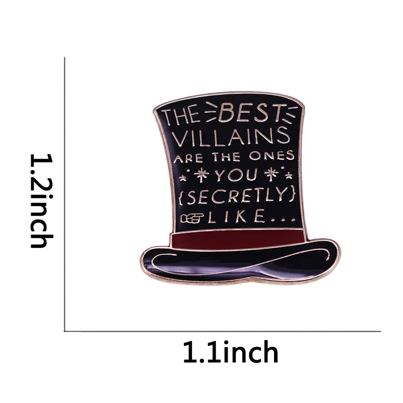 Caraval Stephanie Garber Enamel Pin - Christmas Brooch