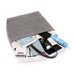 Canvas Shoulder Bag for Women Casual Travel Shopping Crossbody Handbag