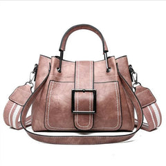 Large Capacity Leather Shoulder Bag for Woman