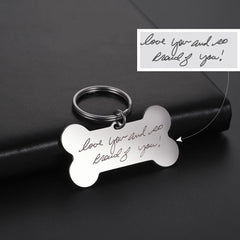 Child Art Keychain Personalized Kids Drawing Key Chain